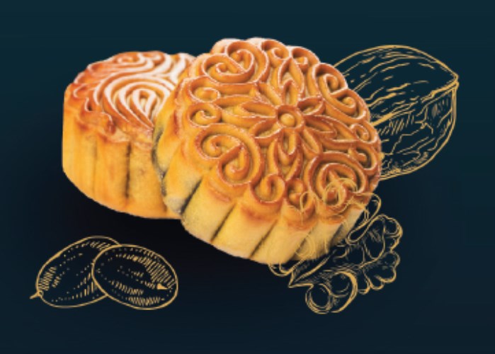 Bánh trung thu nướng hạt sen - Hộp Quà Monsieur Luxe - Công Ty Cổ Phần We Food